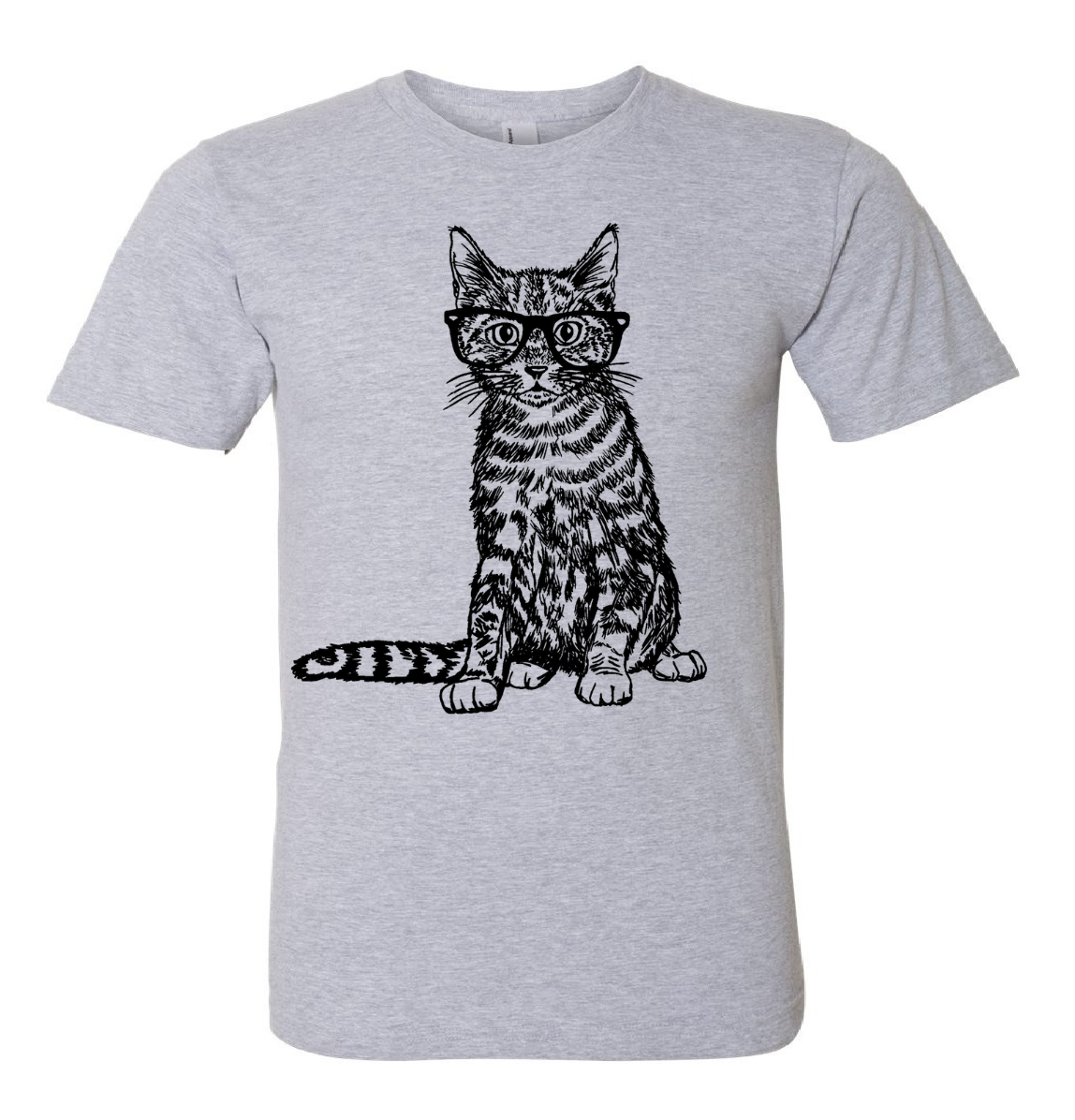 Cat Wearing Glasses Unisex T Shirt