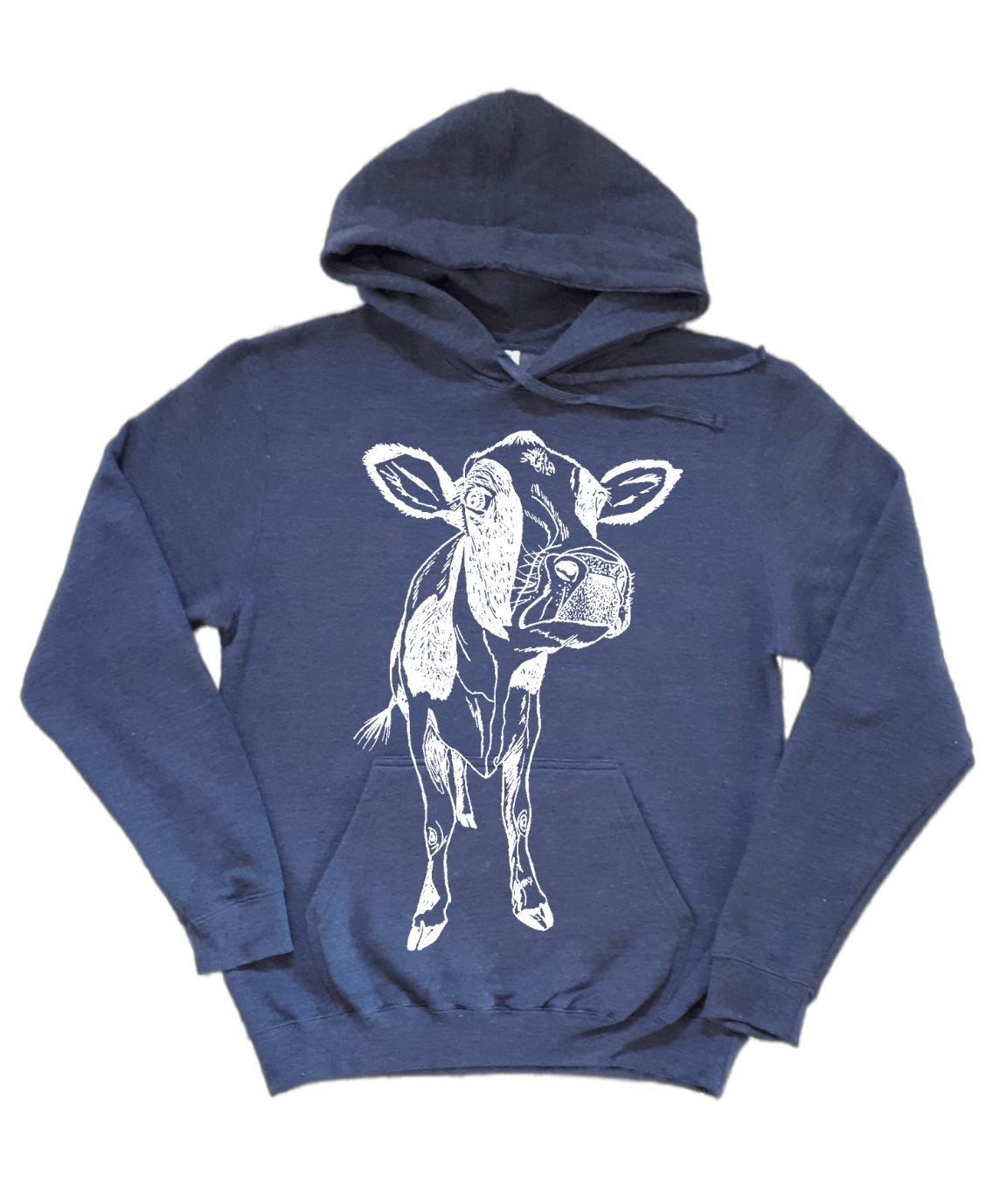 Curious Cow Unisex Fleece Hoodie