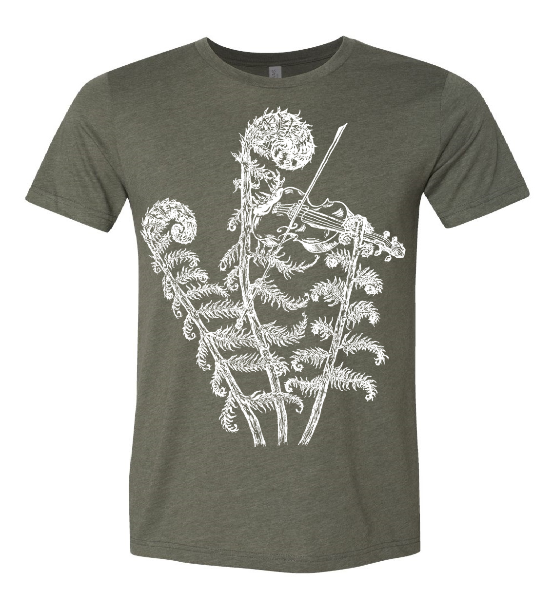 Fiddleheads Playing the Fiddle Unisex T Shirt