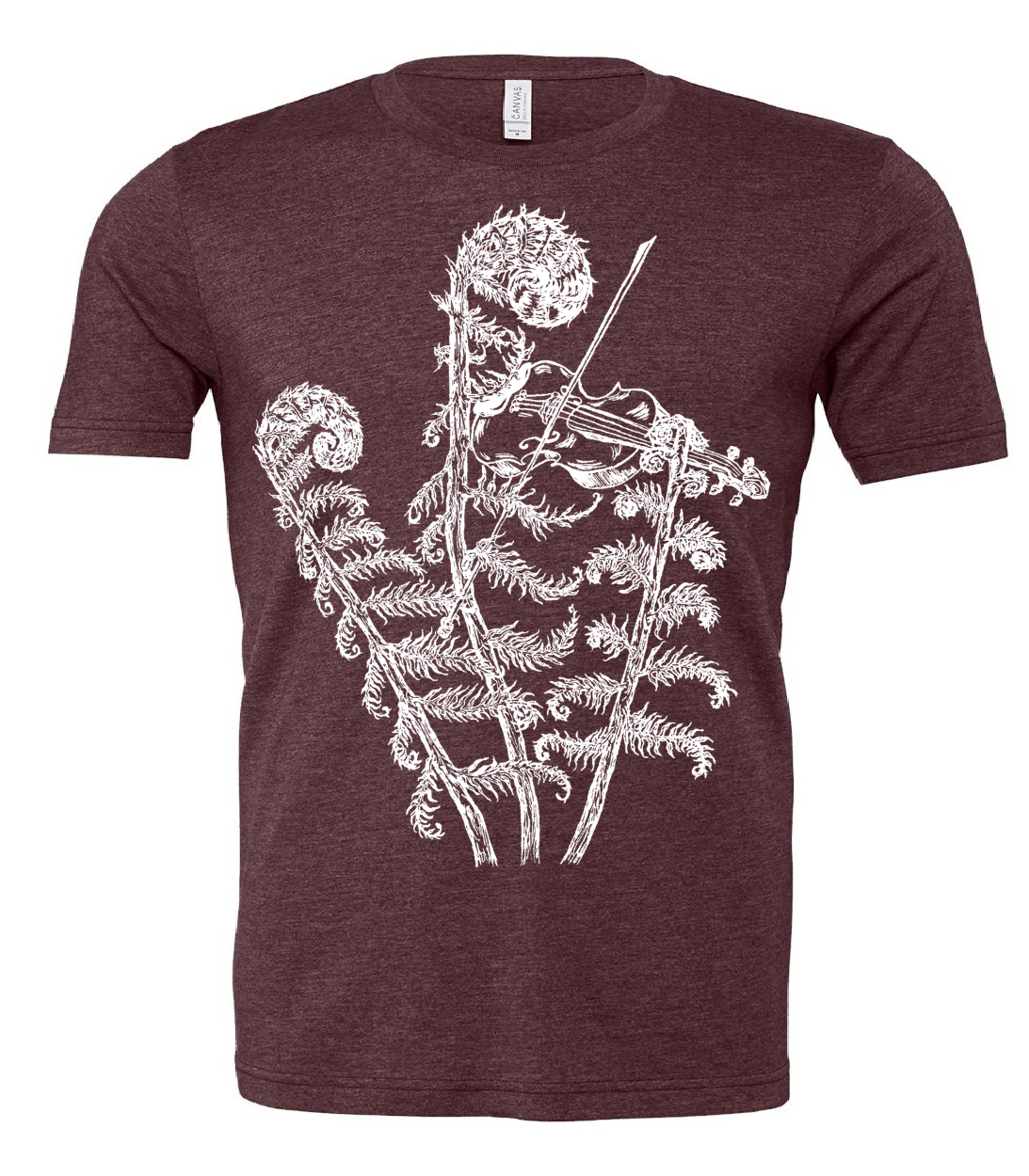 Fiddleheads Playing the Fiddle Unisex T Shirt