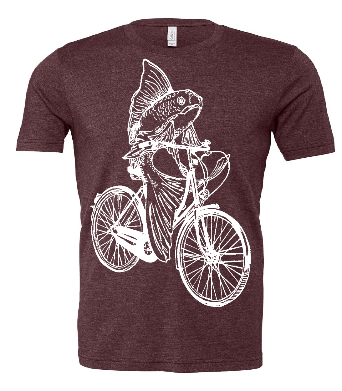 A Fish on a Bicycle Unisex T Shirt