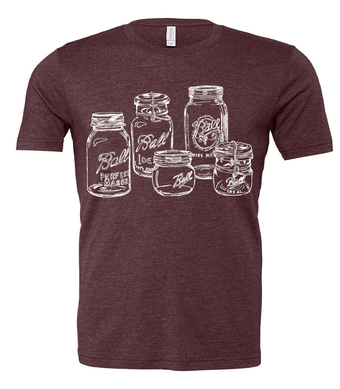 Vintage Mason Jars Unisex T Shirt