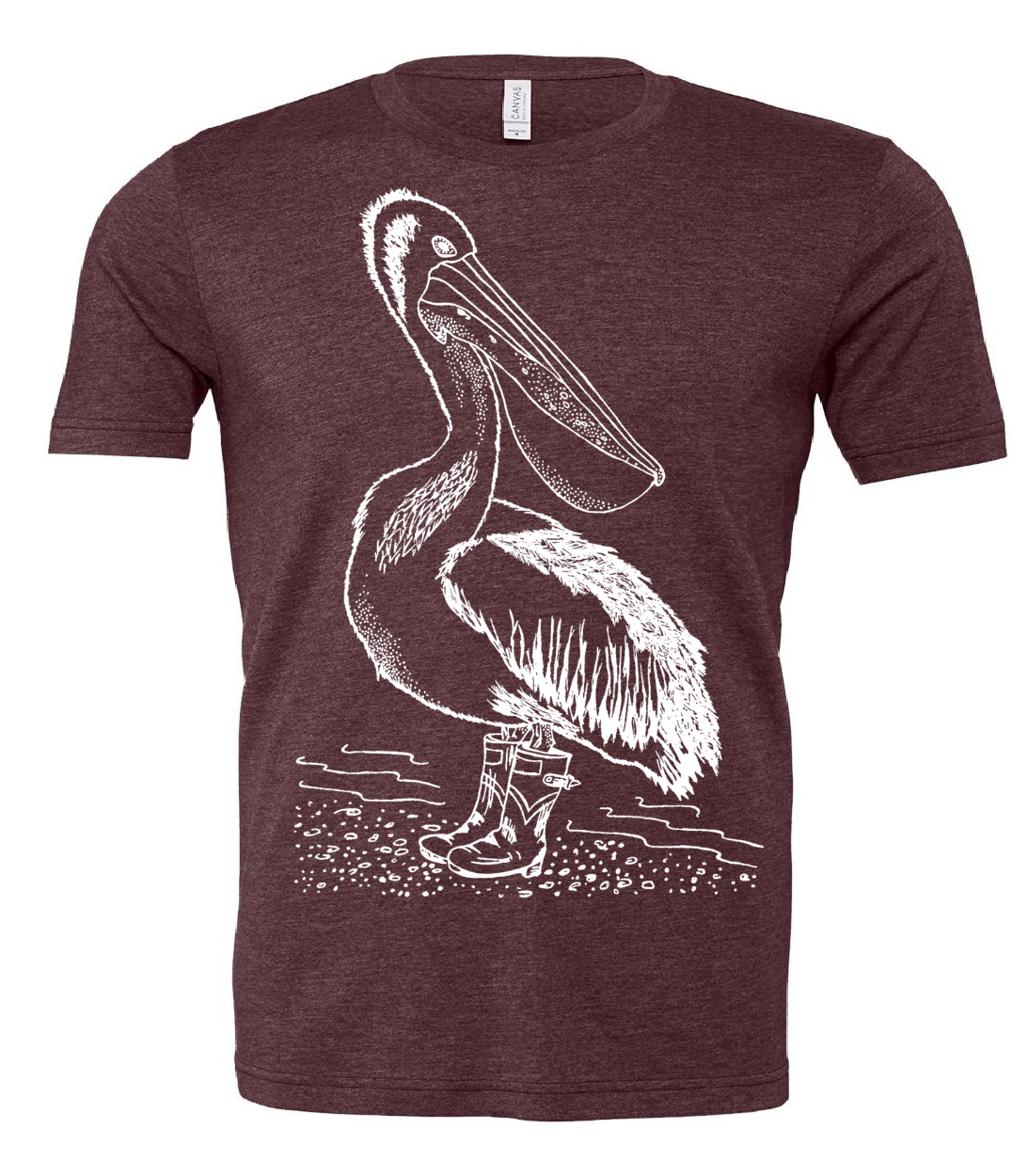 Pelican Wearing Rain Boots Unisex T Shirt