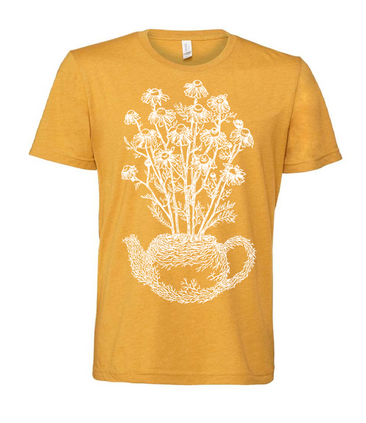 Chamomile Teapot Unisex T Shirt