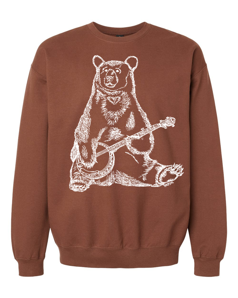 Banjo Bear Unisex Fleece Crewneck