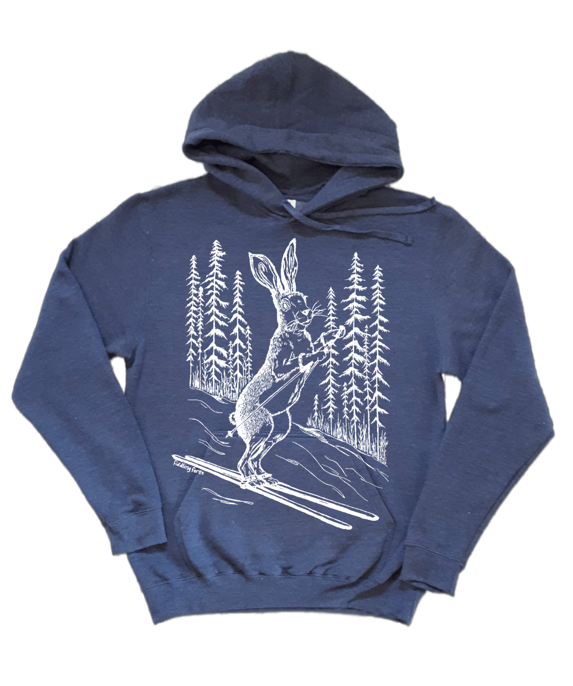 The Bunny Hill Unisex Fleece Hoodie