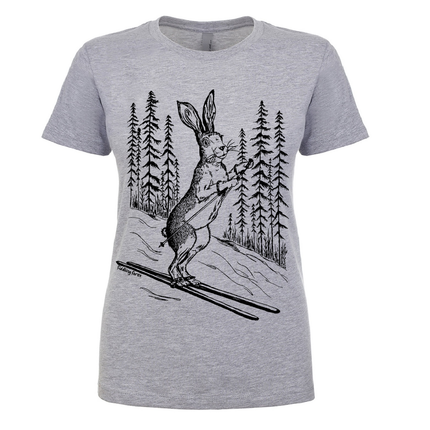 The Bunny Hill Ladies Snug Fit T Shirt