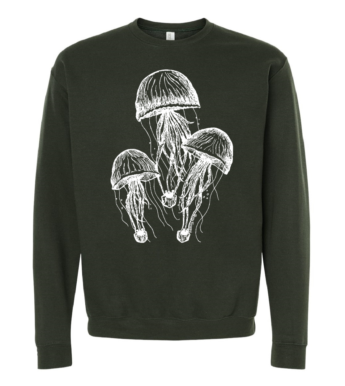 Jellyfish Air Balloons Unisex Fleece Crewneck