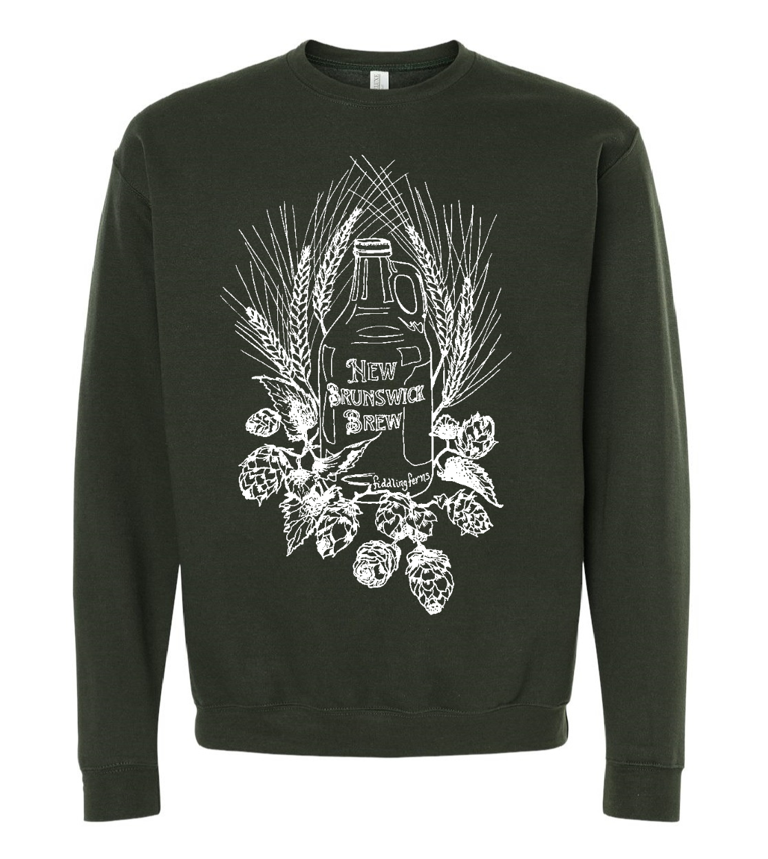 NB Brew Craft Beer Growler Unisex Fleece Crewneck