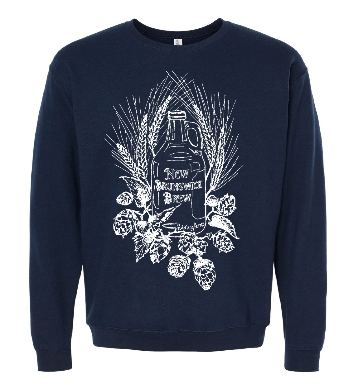 NB Brew Craft Beer Growler Unisex Fleece Crewneck