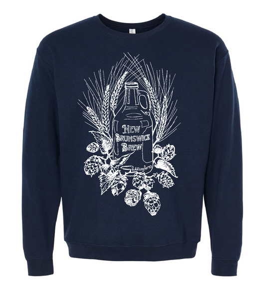NB Brew Craft Beer Growler Unisex Fleece Crewneck