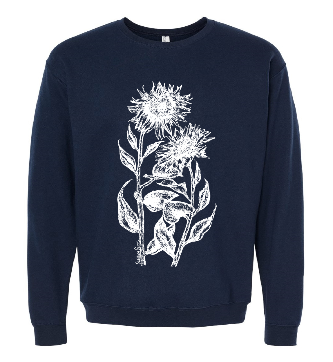 Sunflowers Unisex Fleece Crewneck