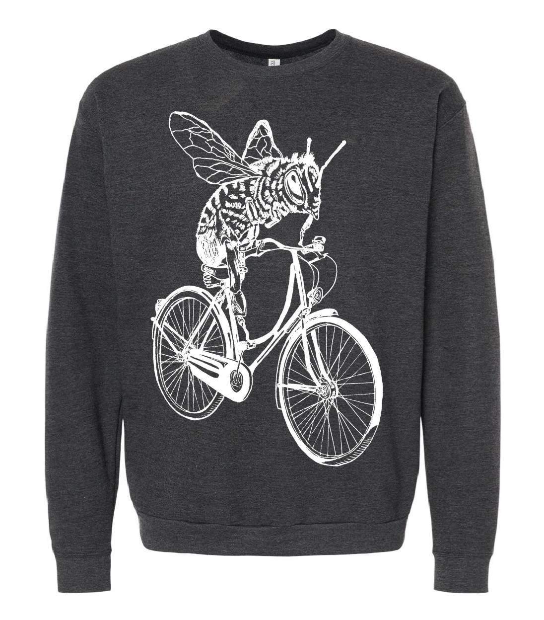 Bee-Cyclette Unisex Fleece Crewneck