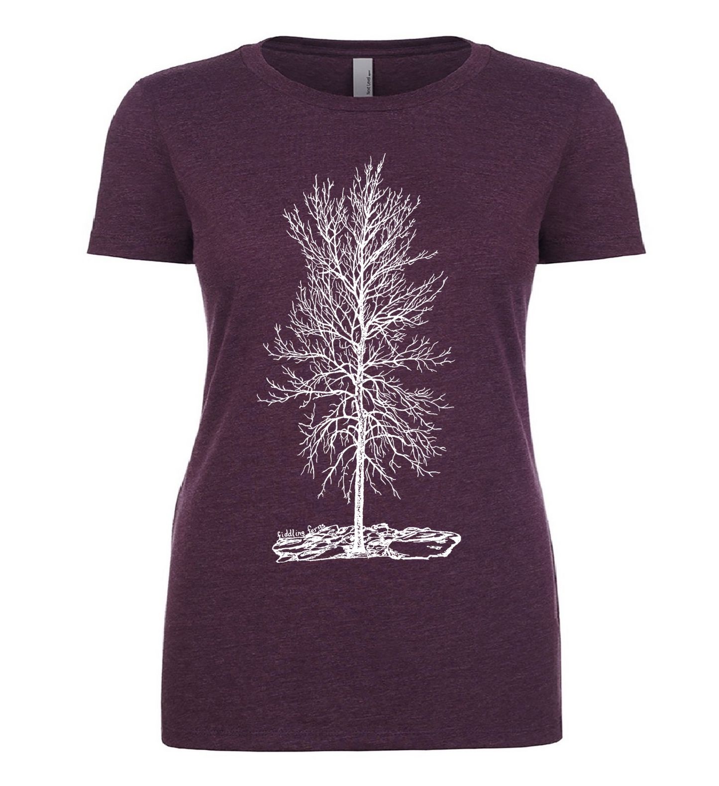 Bare Winter Tree "Solitude" Ladies T Shirt