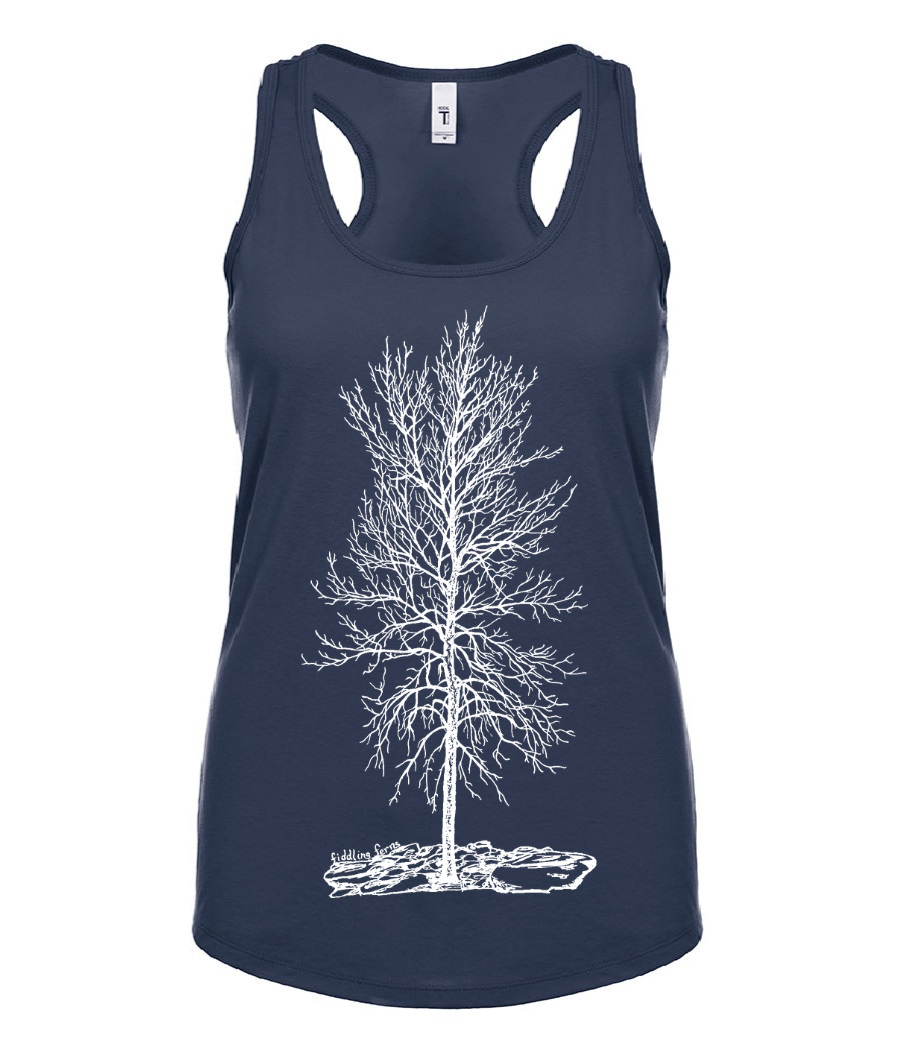 Bare Winter Tree "Solitude" Ladies Tank Top