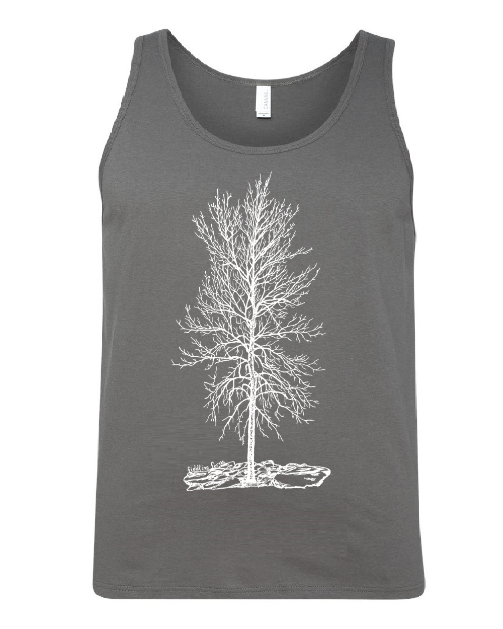 Winter Bare Tree "Solitude" Unisex Tank Top