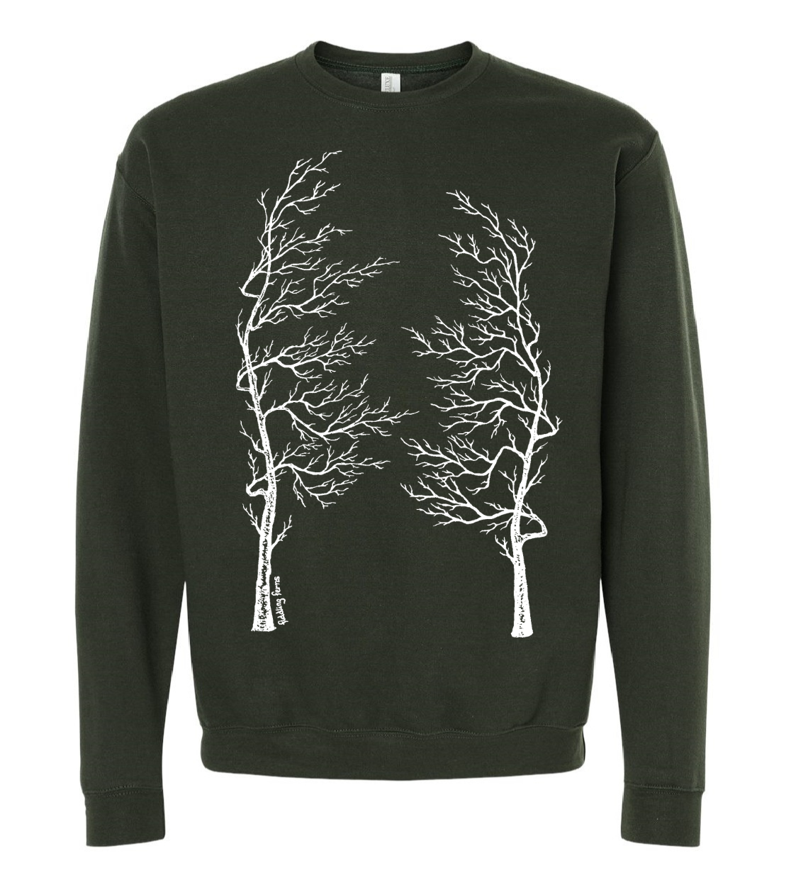 Tree Lungs Unisex Fleece Crewneck