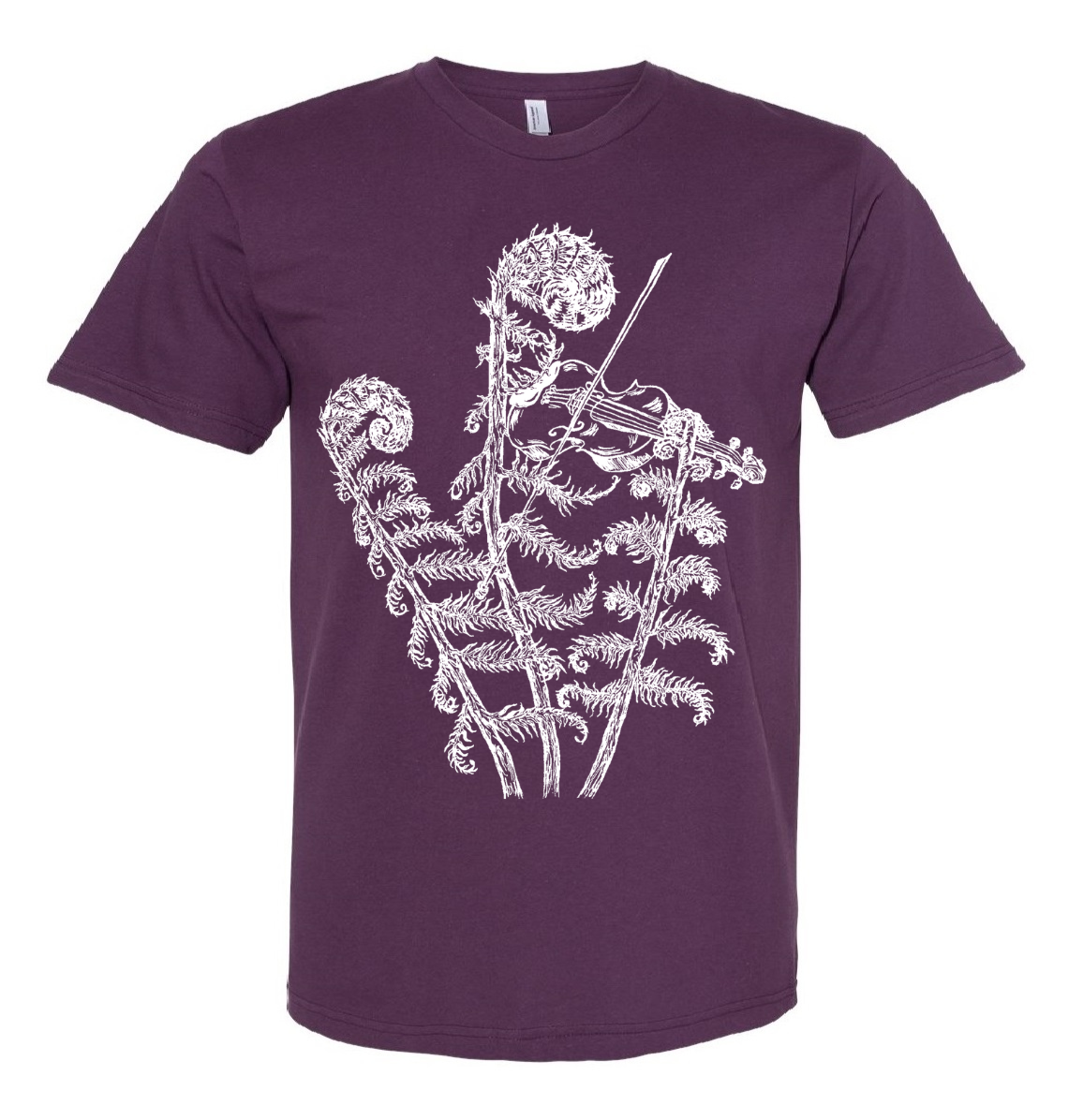 Fiddleheads Playing the Fiddle Unisex T Shirt