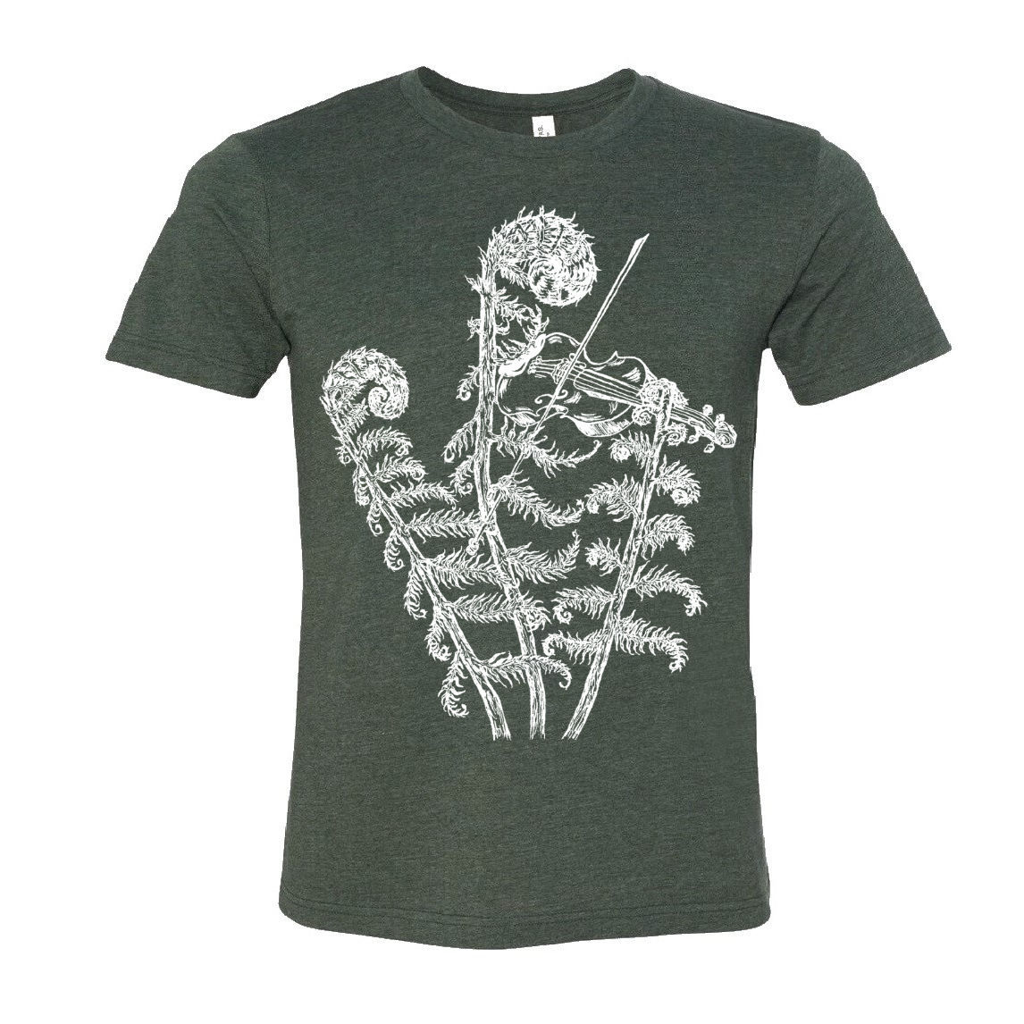 Fiddleheads Playing the Fiddle Unisex T Shirt