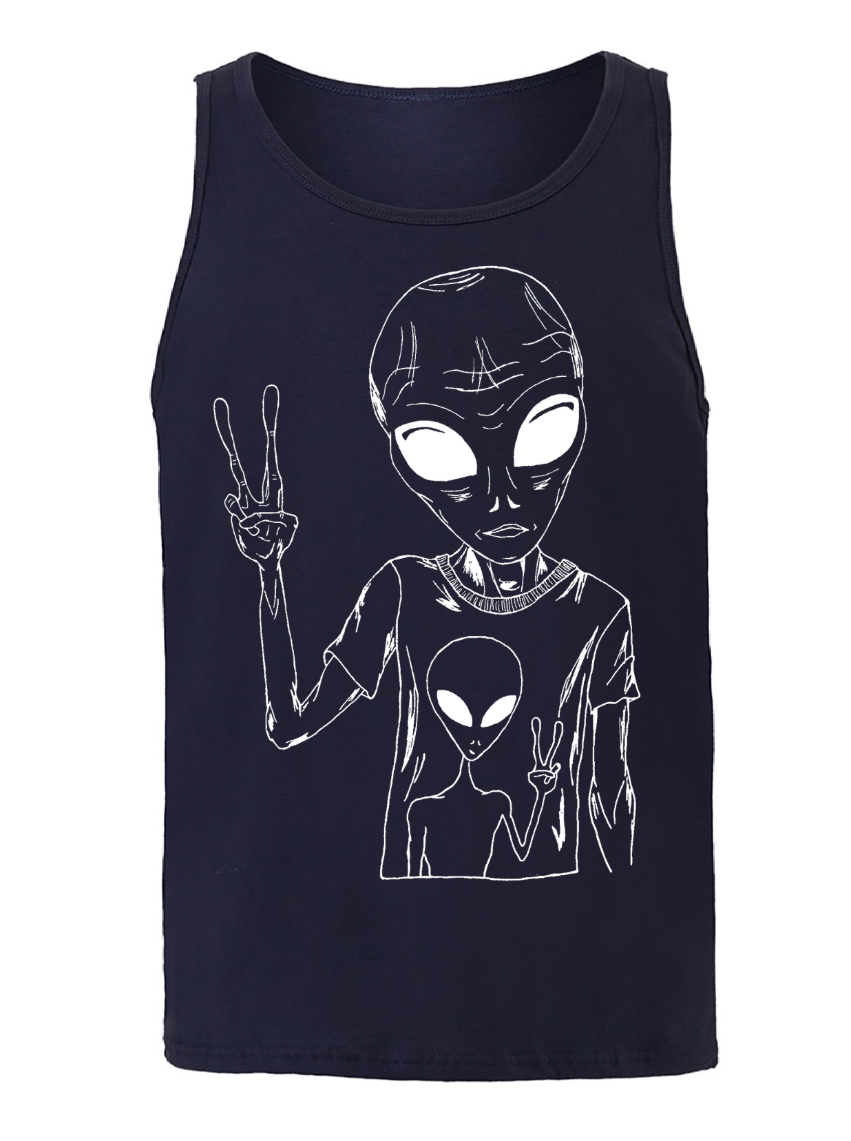 Alien T Shirt Unisex Tank Top