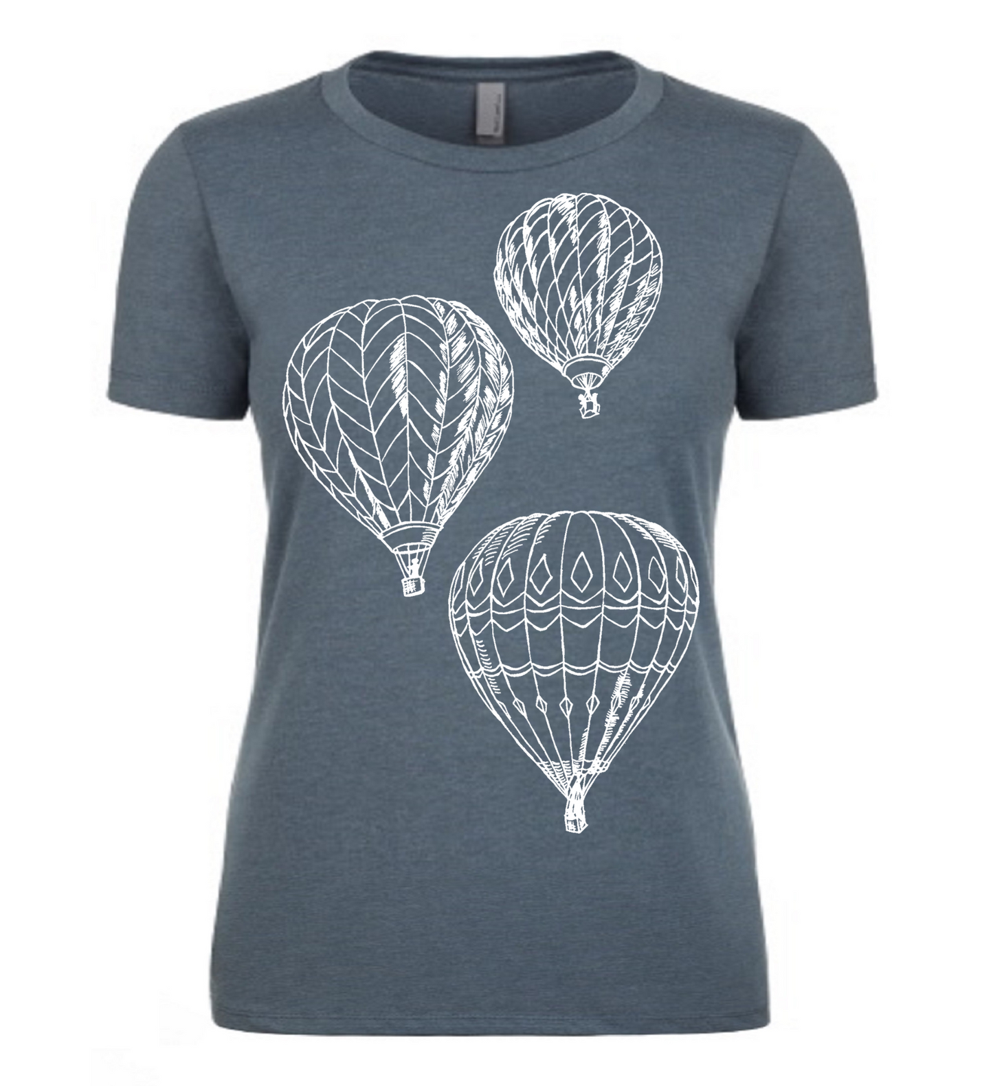 Hot Air Balloons Ladies T Shirt