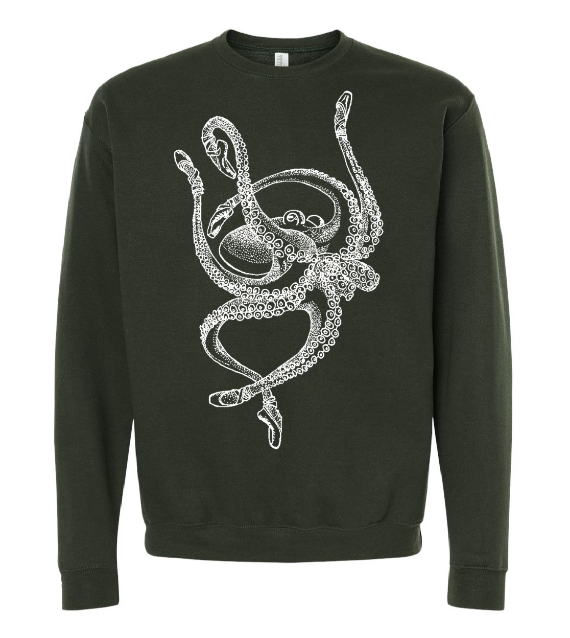Octopus Ballet Dancer Unisex Fleece Crewneck