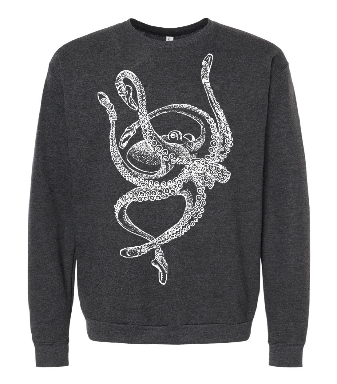 Octopus Ballet Dancer Unisex Fleece Crewneck
