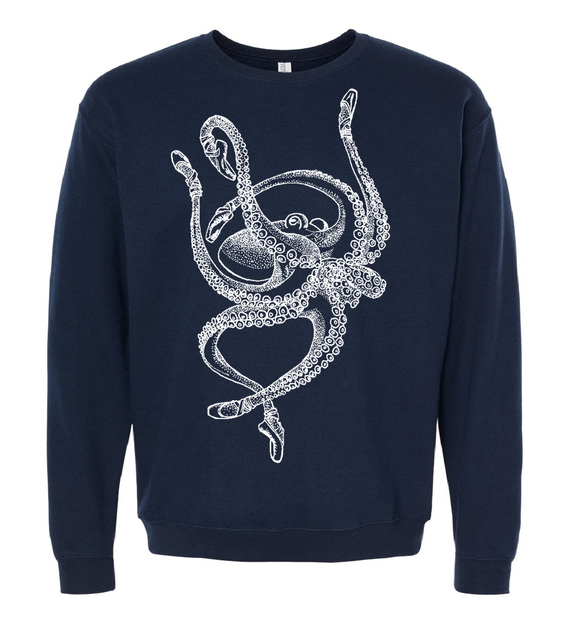 Octopus Ballet Dancer Unisex Fleece Crewneck