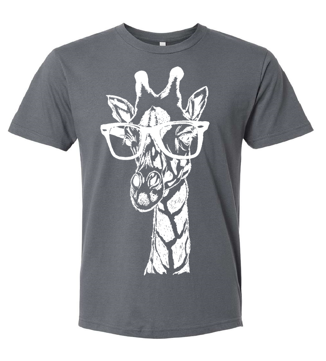 Giraffe Wearing Glasses Unisex T Shirt