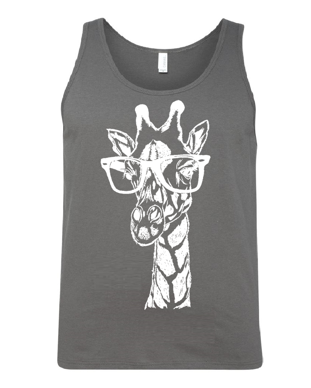 The Original Giraffe Wearing Glasses Unisex Tank Top