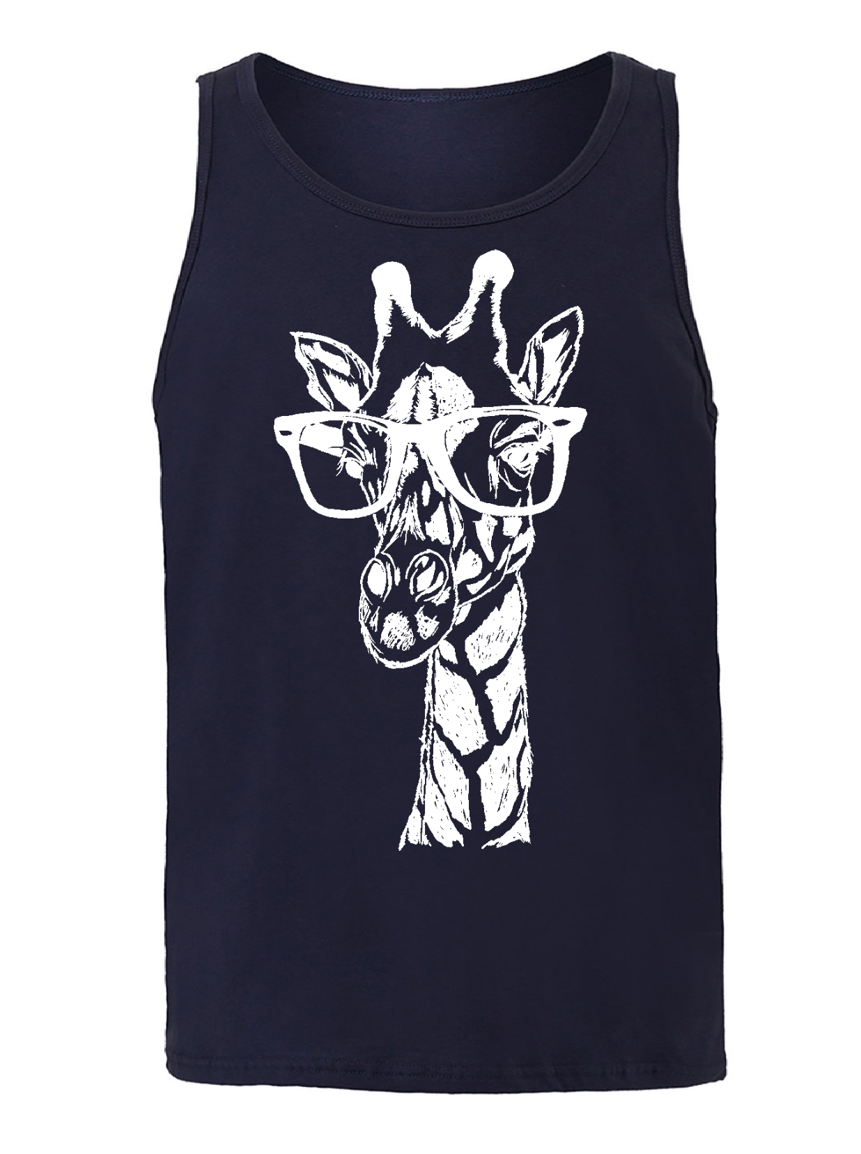 The Original Giraffe Wearing Glasses Unisex Tank Top