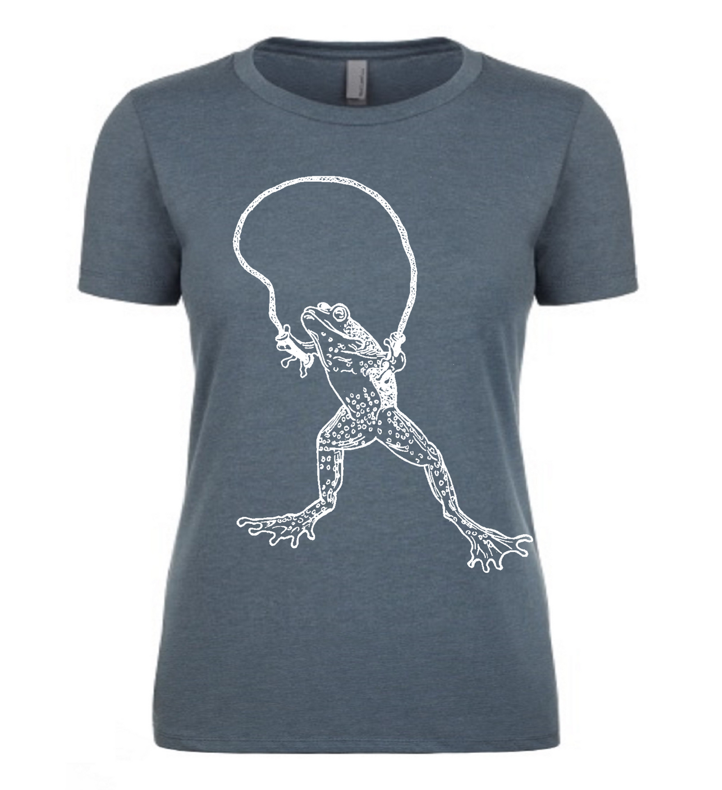Jumping Frog Ladies T Shirt