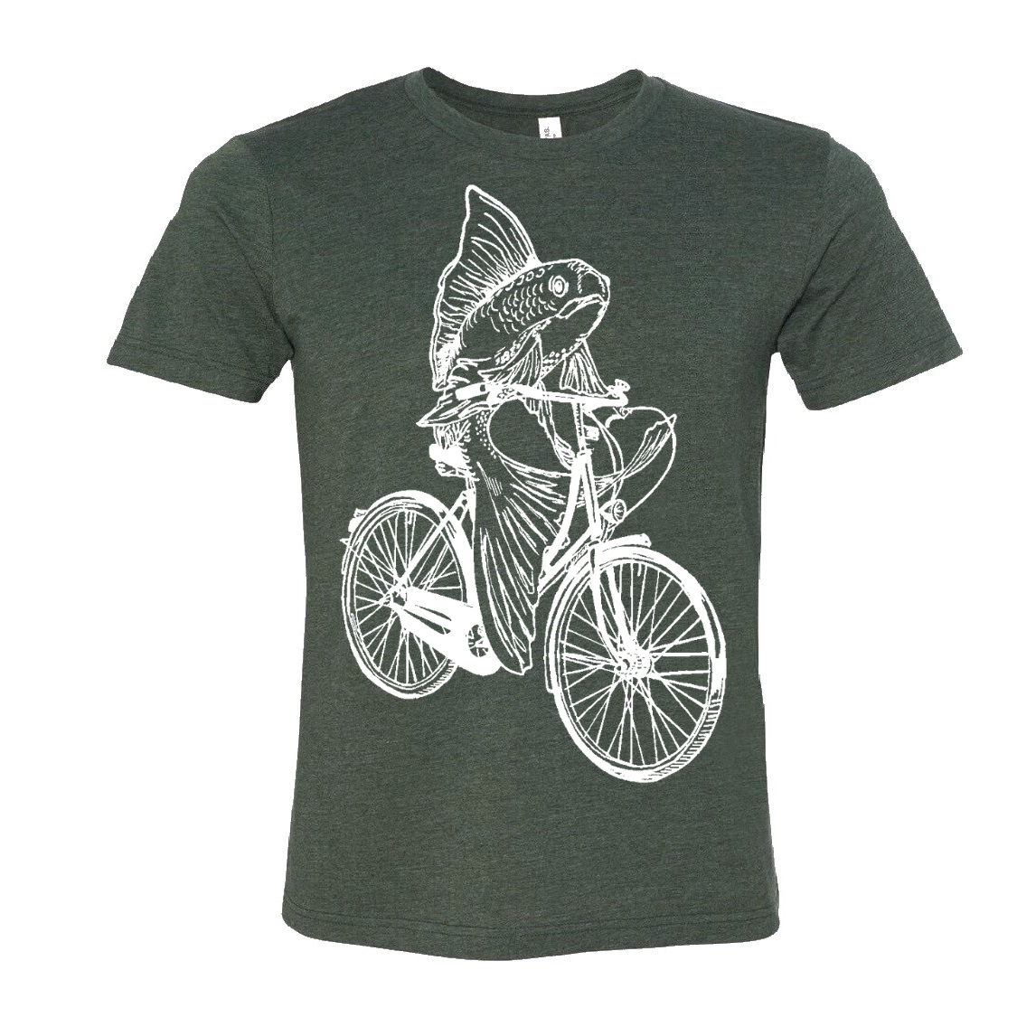 A Fish on a Bicycle Unisex T Shirt