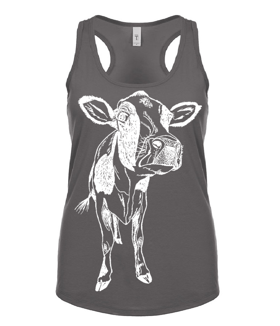 Curious Cow Ladies Tank Top