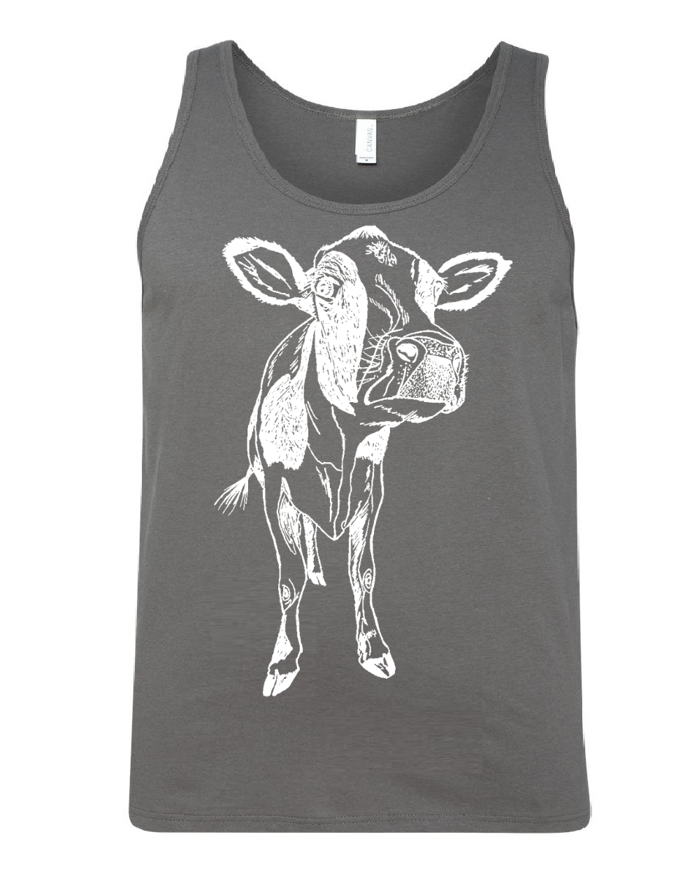 Curious Cow Unisex Tank Top