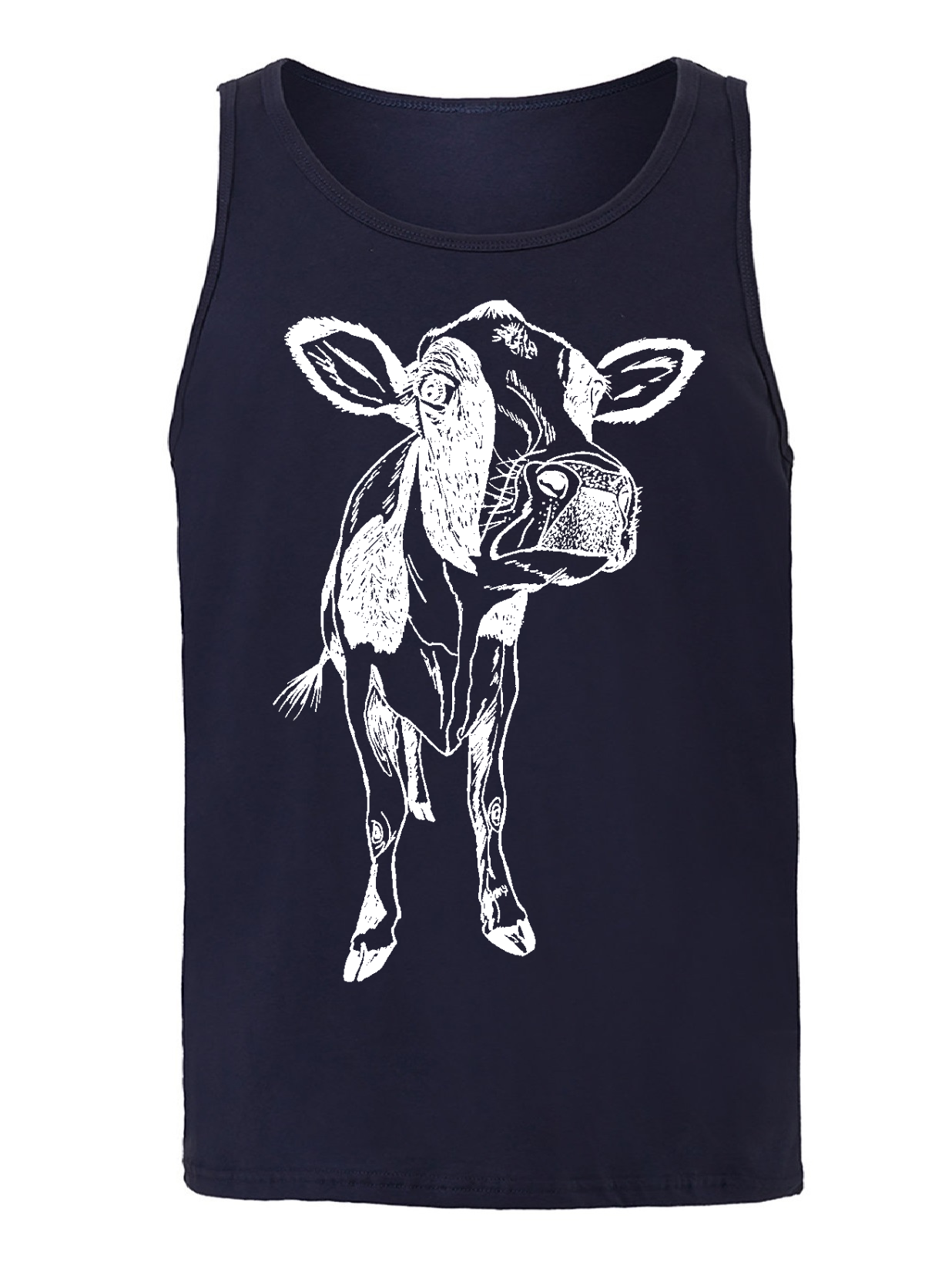 Curious Cow Unisex Tank Top