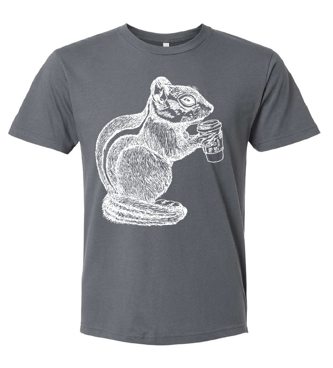 The Caffeinated Chipmunk Unisex T Shirt