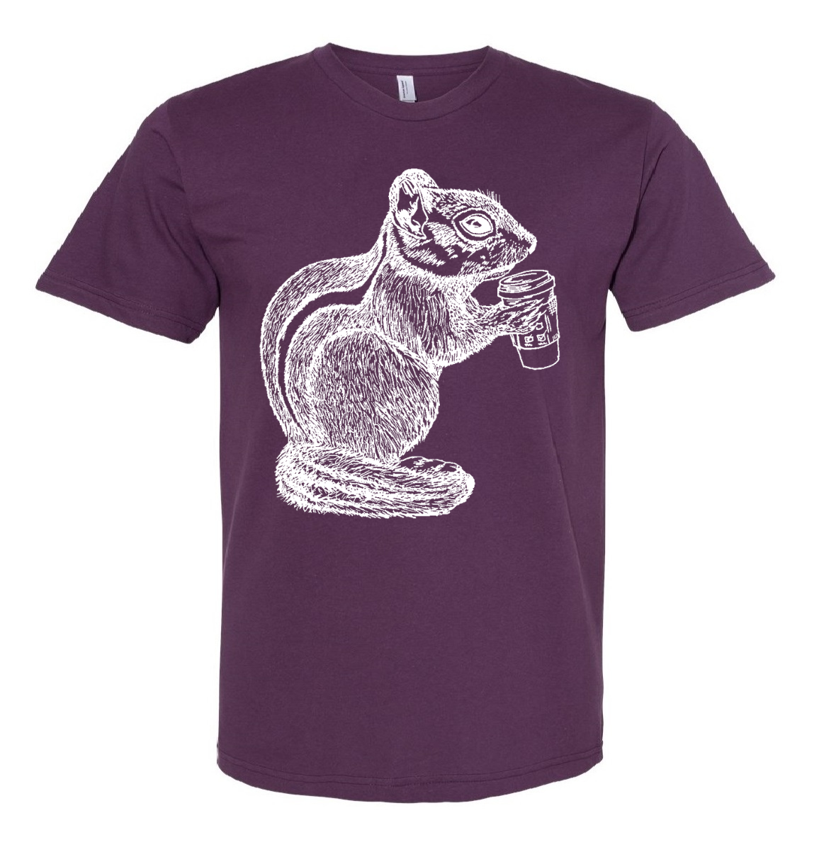 The Caffeinated Chipmunk Unisex T Shirt