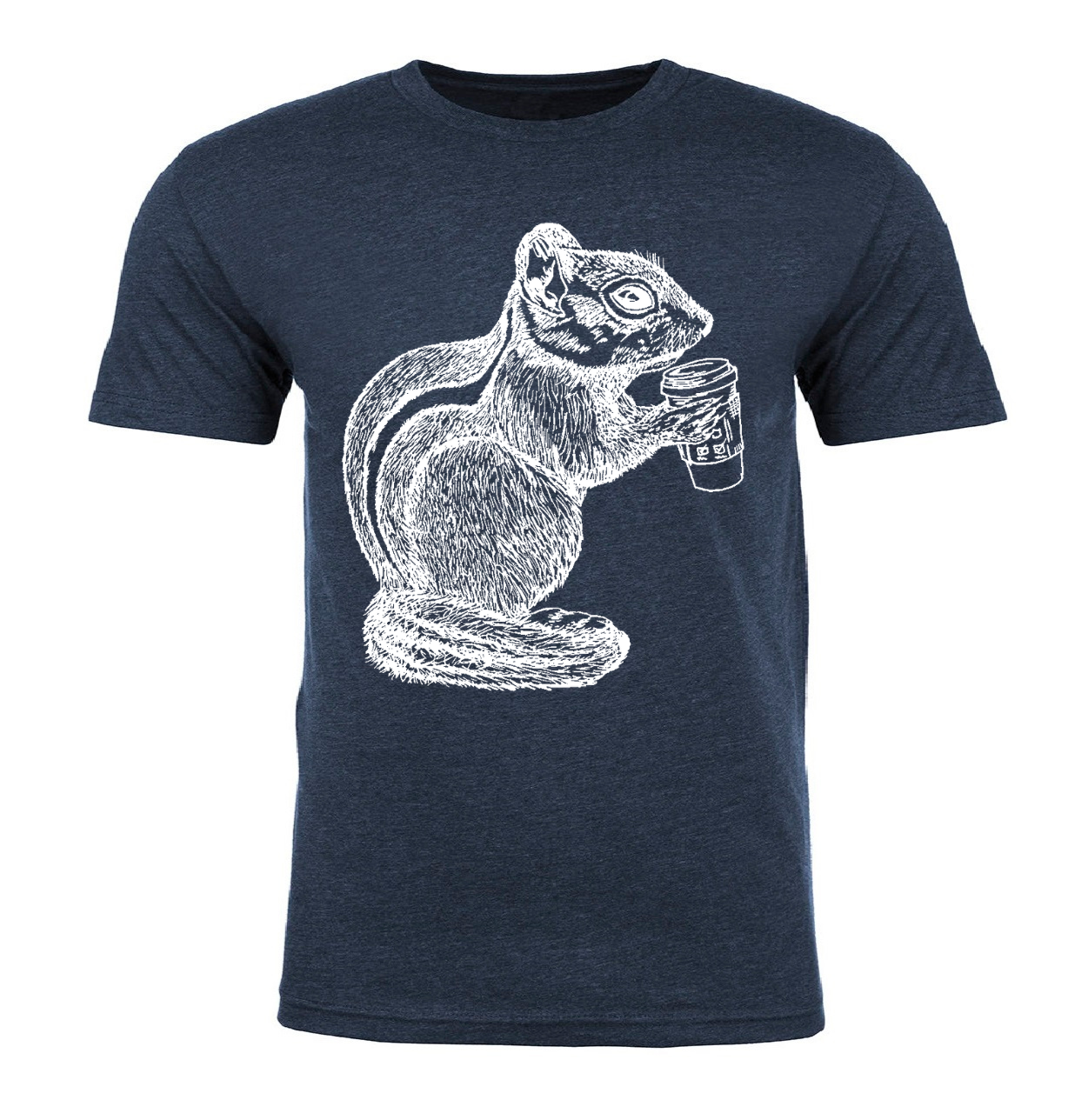 The Caffeinated Chipmunk Unisex T Shirt