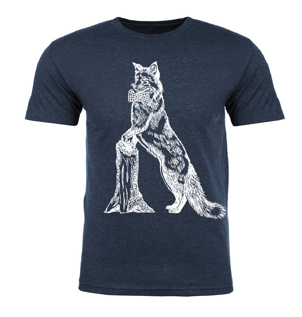 Fox in a Houndstooth Bowtie Unisex T Shirt