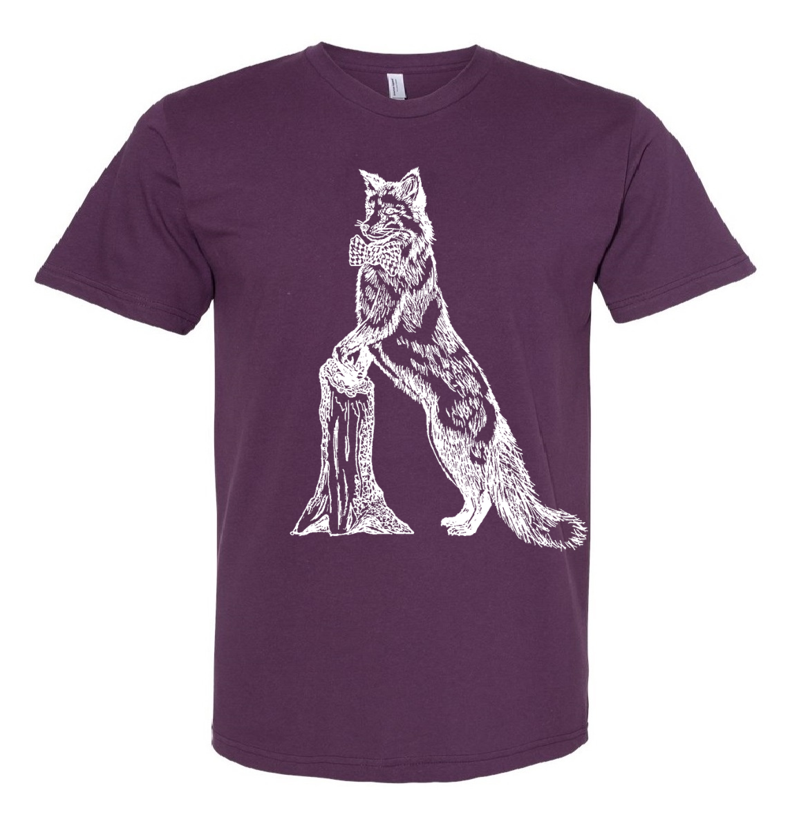 Fox in a Houndstooth Bowtie Unisex T Shirt