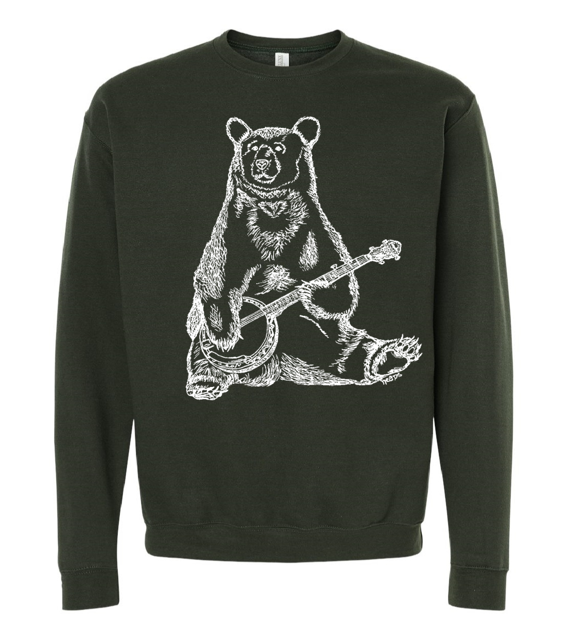 Banjo Bear Unisex Fleece Crewneck