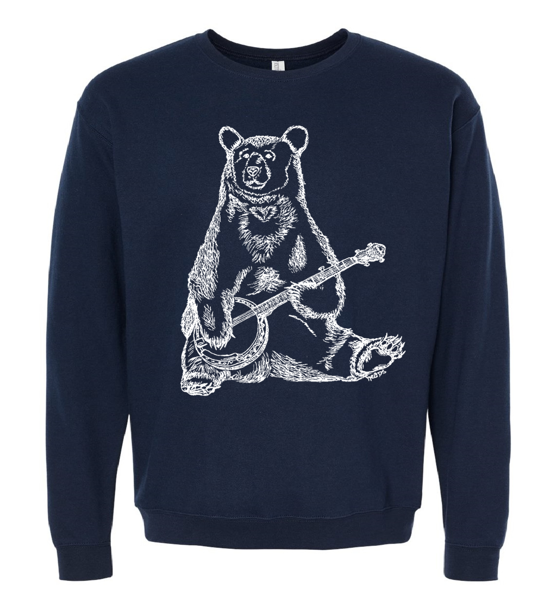 Banjo Bear Unisex Fleece Crewneck