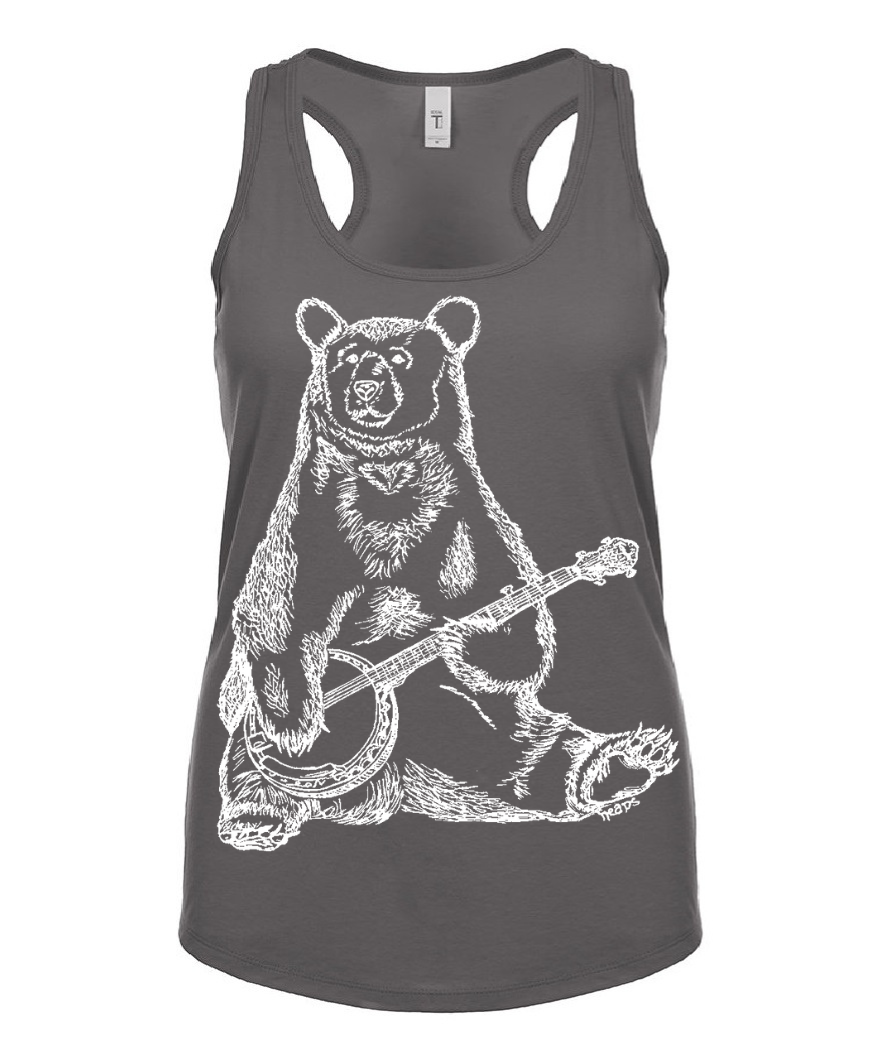 Banjo Bear Ladies Tank Top