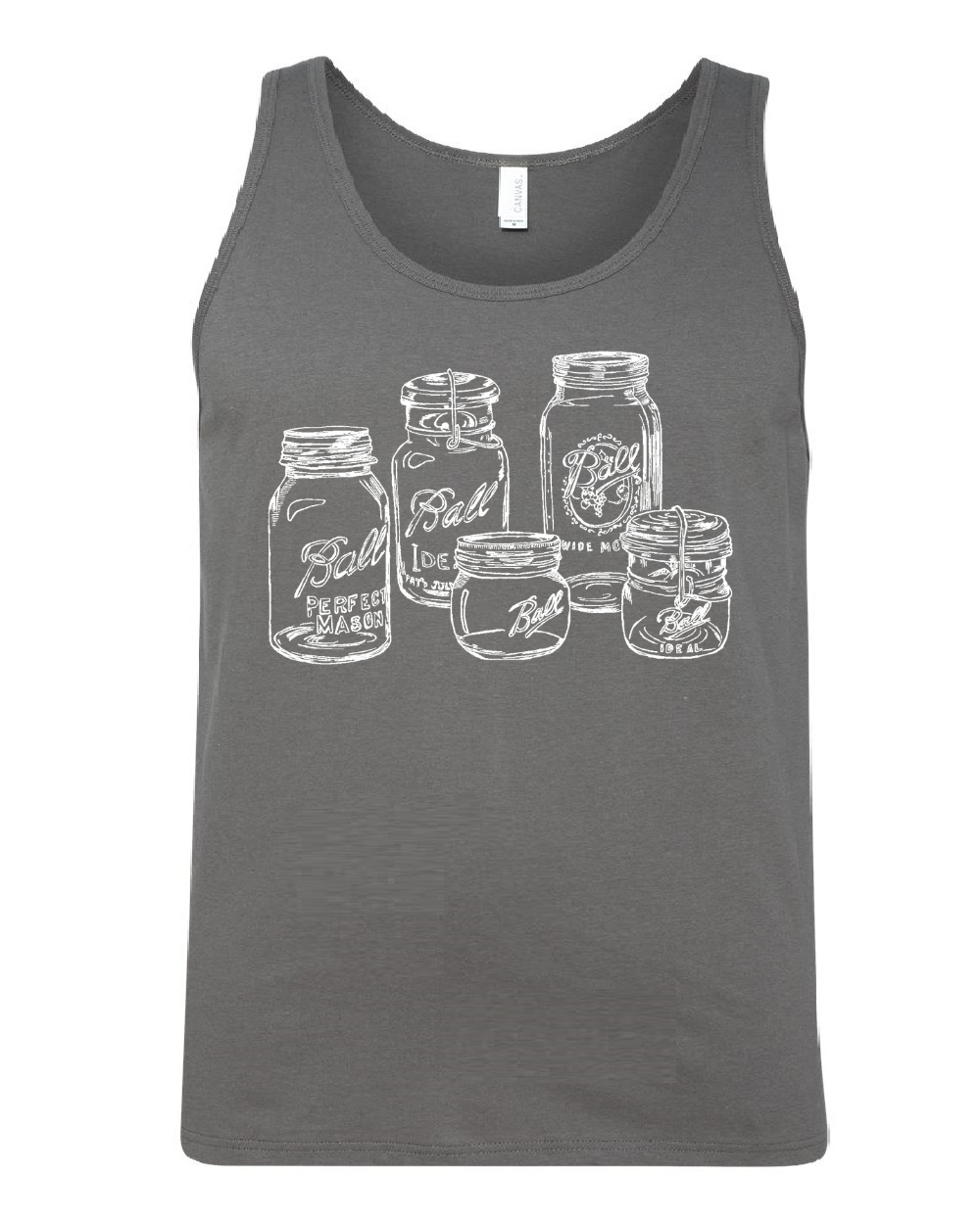 Vintage Mason Jars Unisex Tank Top