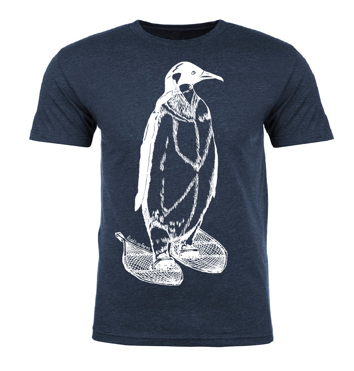 Penguin on Snowshoes Unisex T Shirt