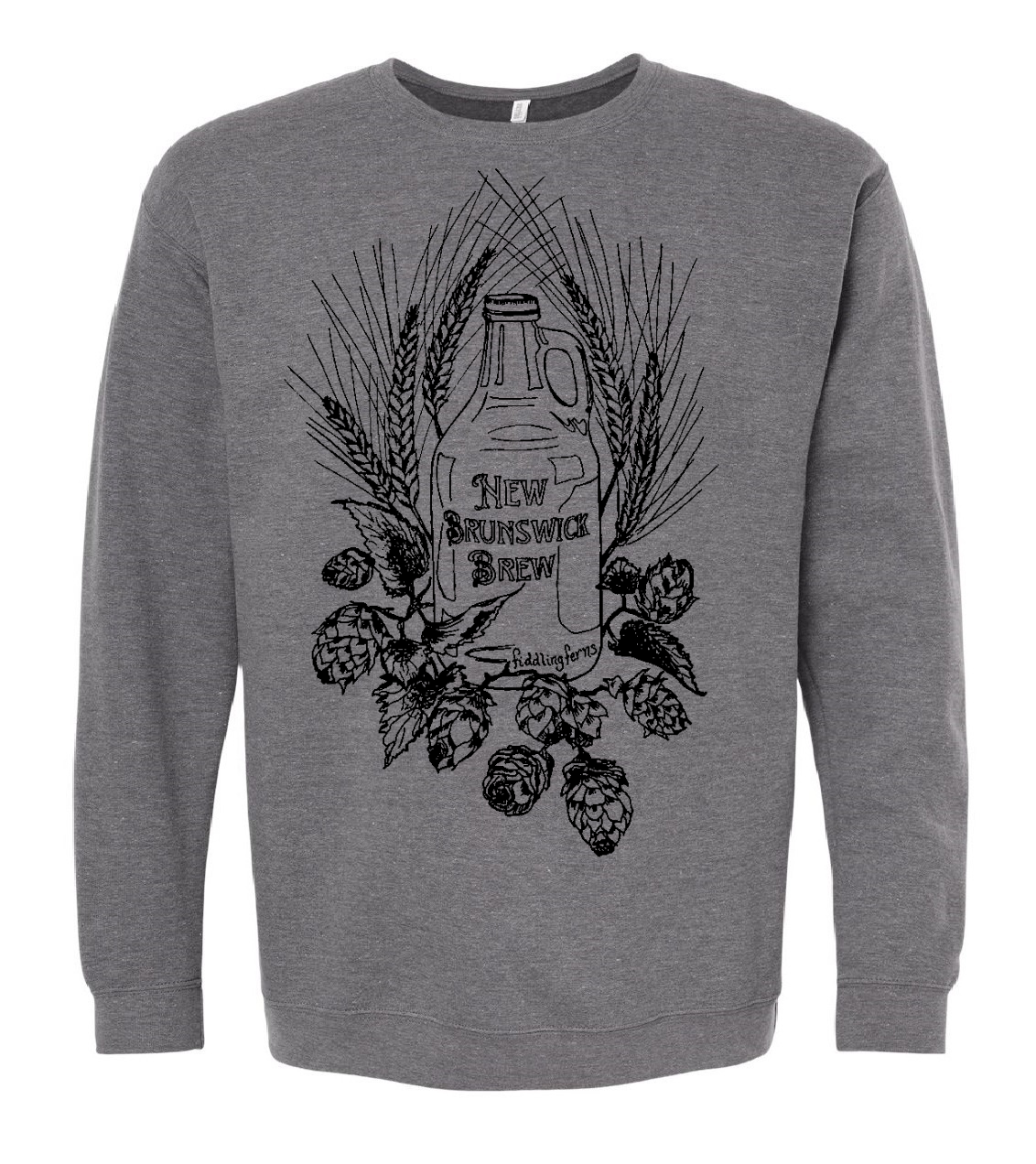 NB Brew Craft Beer Growler Unisex Fleece Crewneck