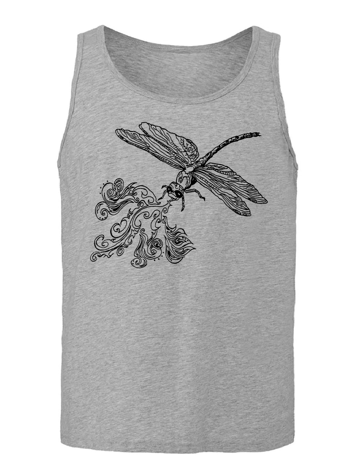 Fire Breathing Dragonfly Unisex Tank Top