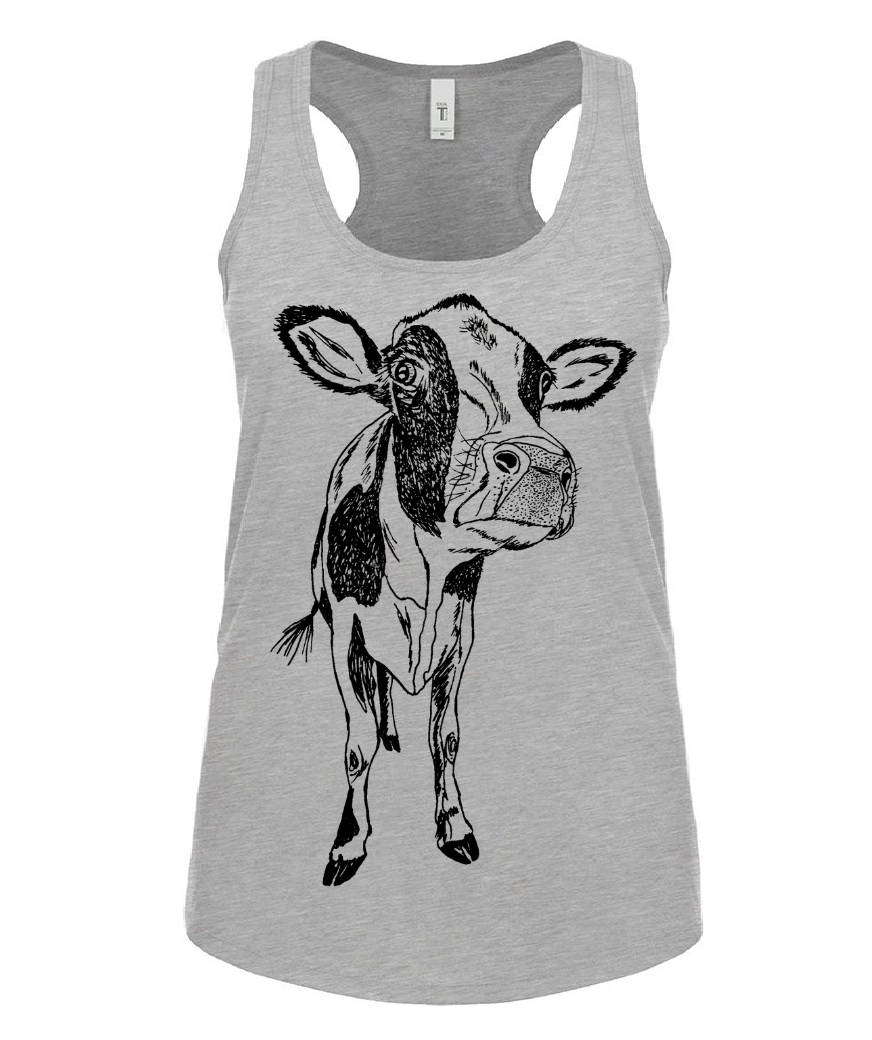 Curious Cow Ladies Tank Top