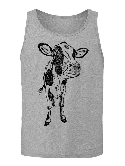 Curious Cow Unisex Tank Top